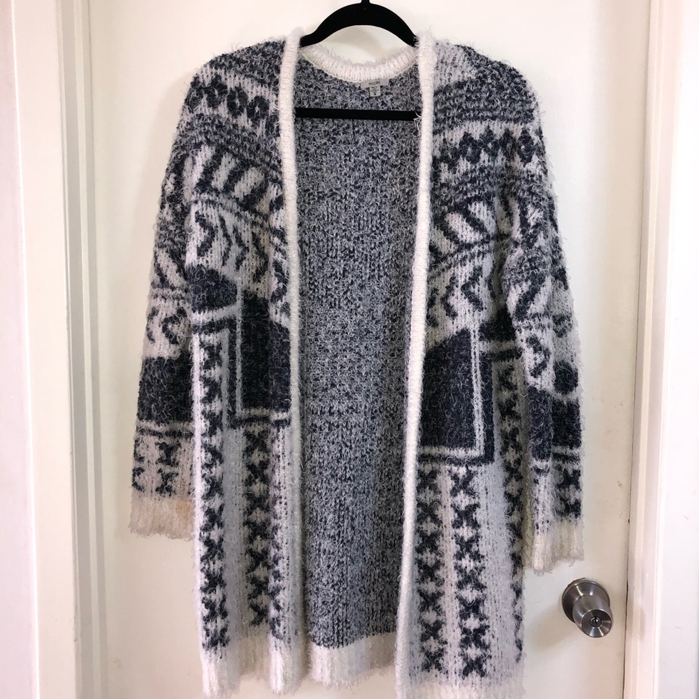 Soft furry cardigan from UO
